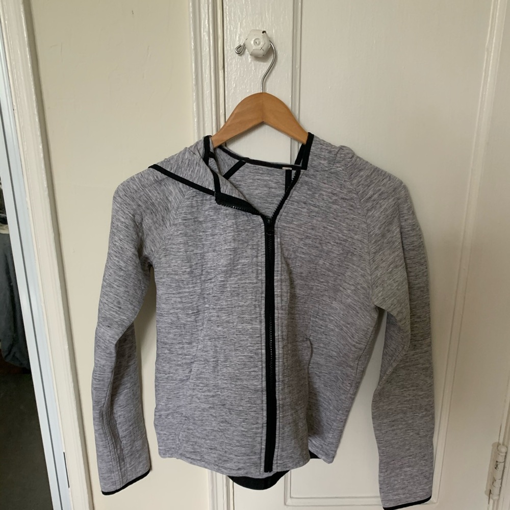 lululemon grey hoodie (size 6)